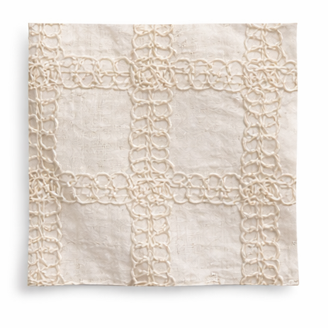 Cotton voile embroidered