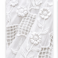 Embroidered eyelet cotton