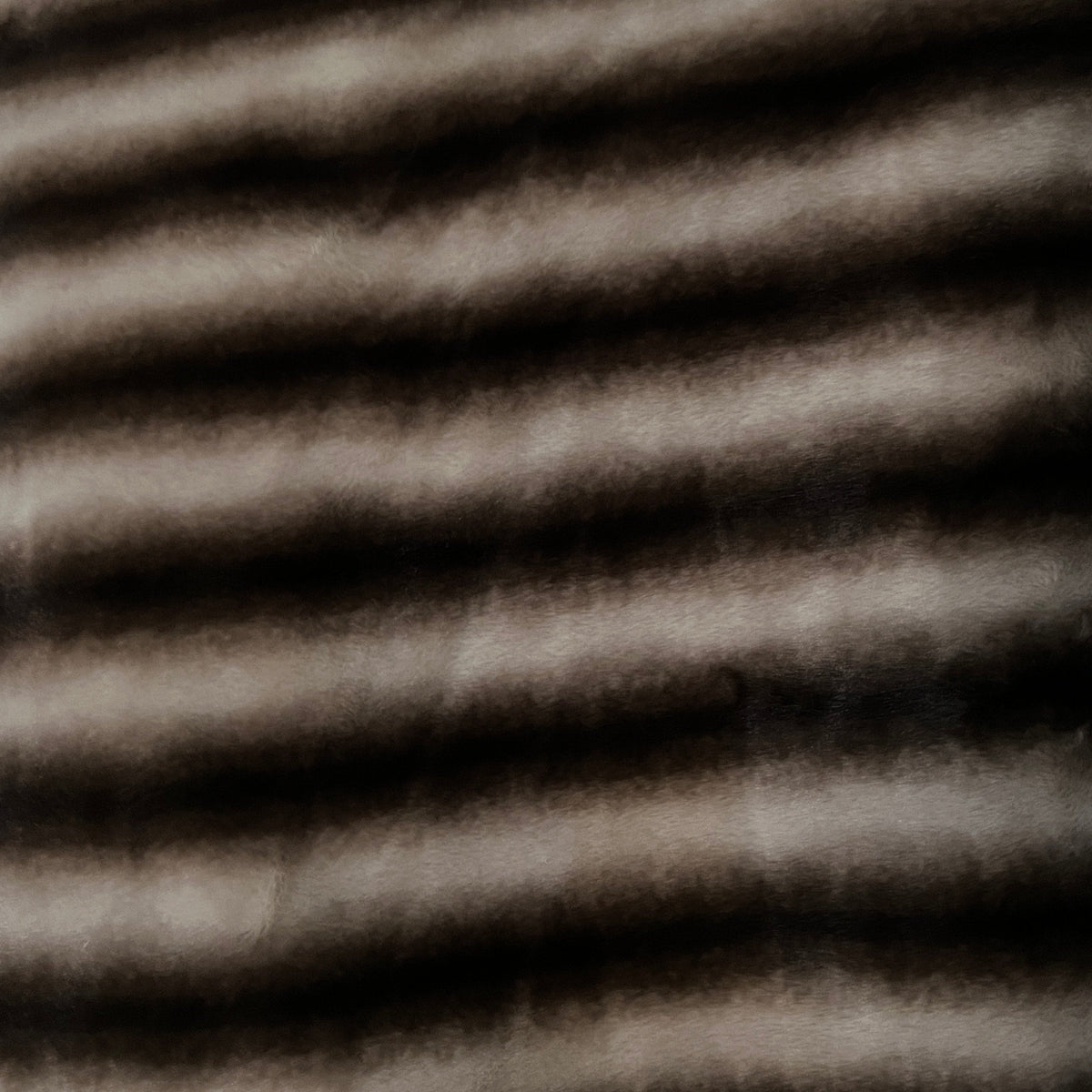 Printed faux fur
