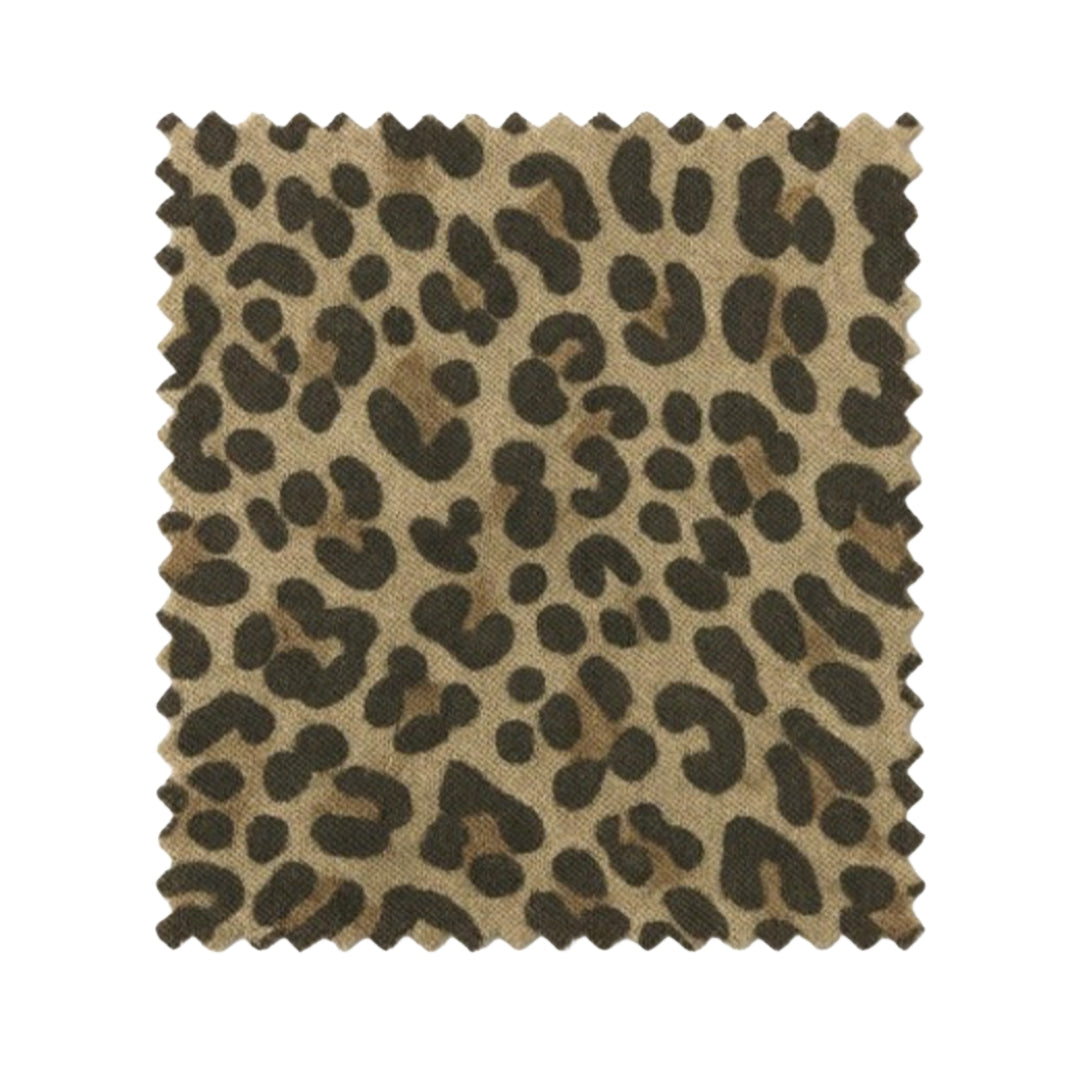 Woven Twill Cotton leopard Print