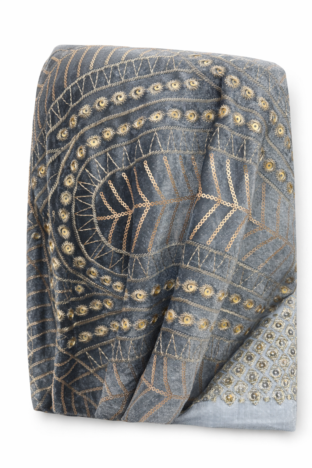 Velvet & Linen metallic embroidery (Alt patterns) – omashco