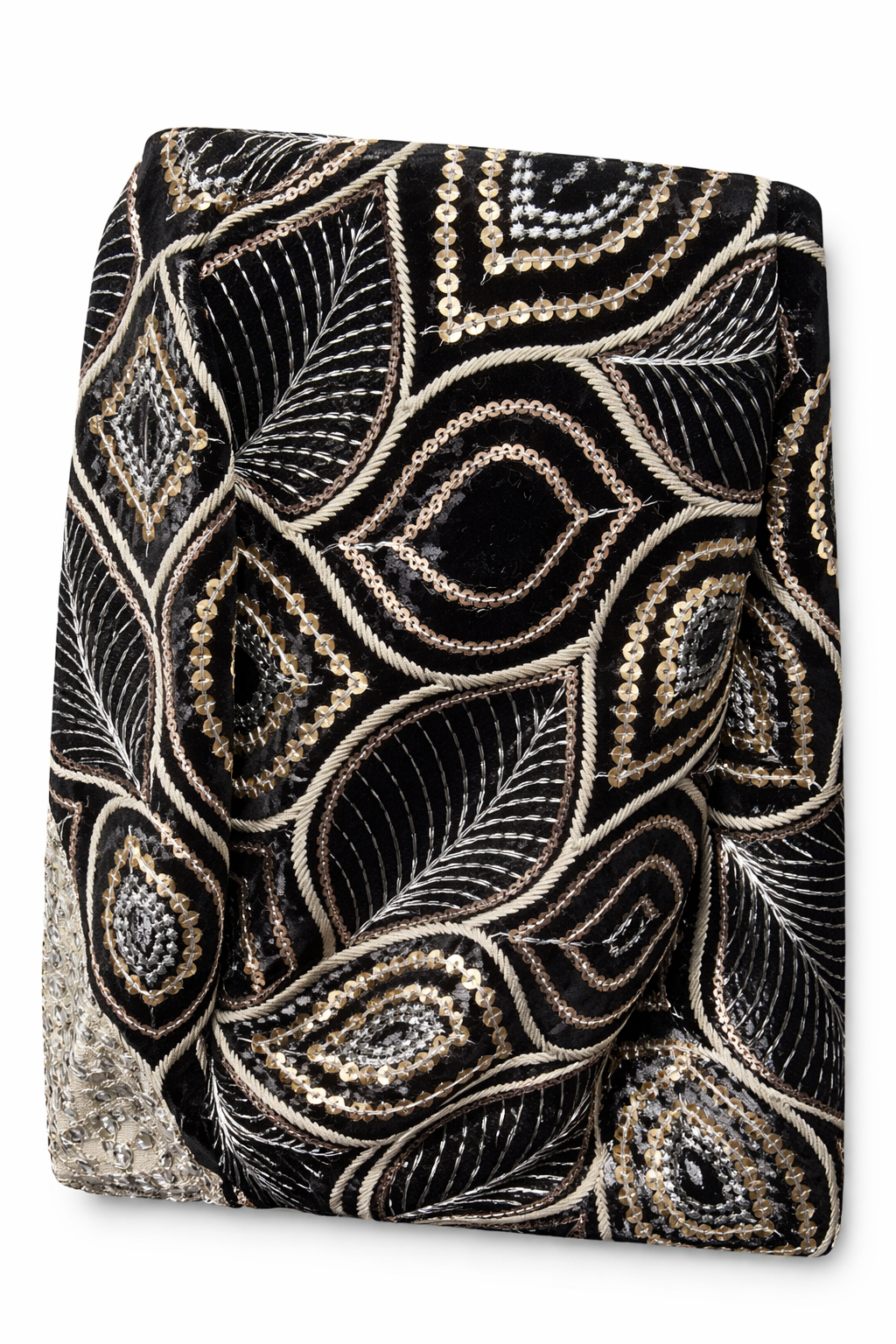 Velvet & Linen metallic embroidery (Alt patterns)