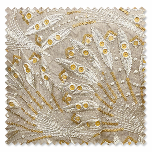 Linen embroidered